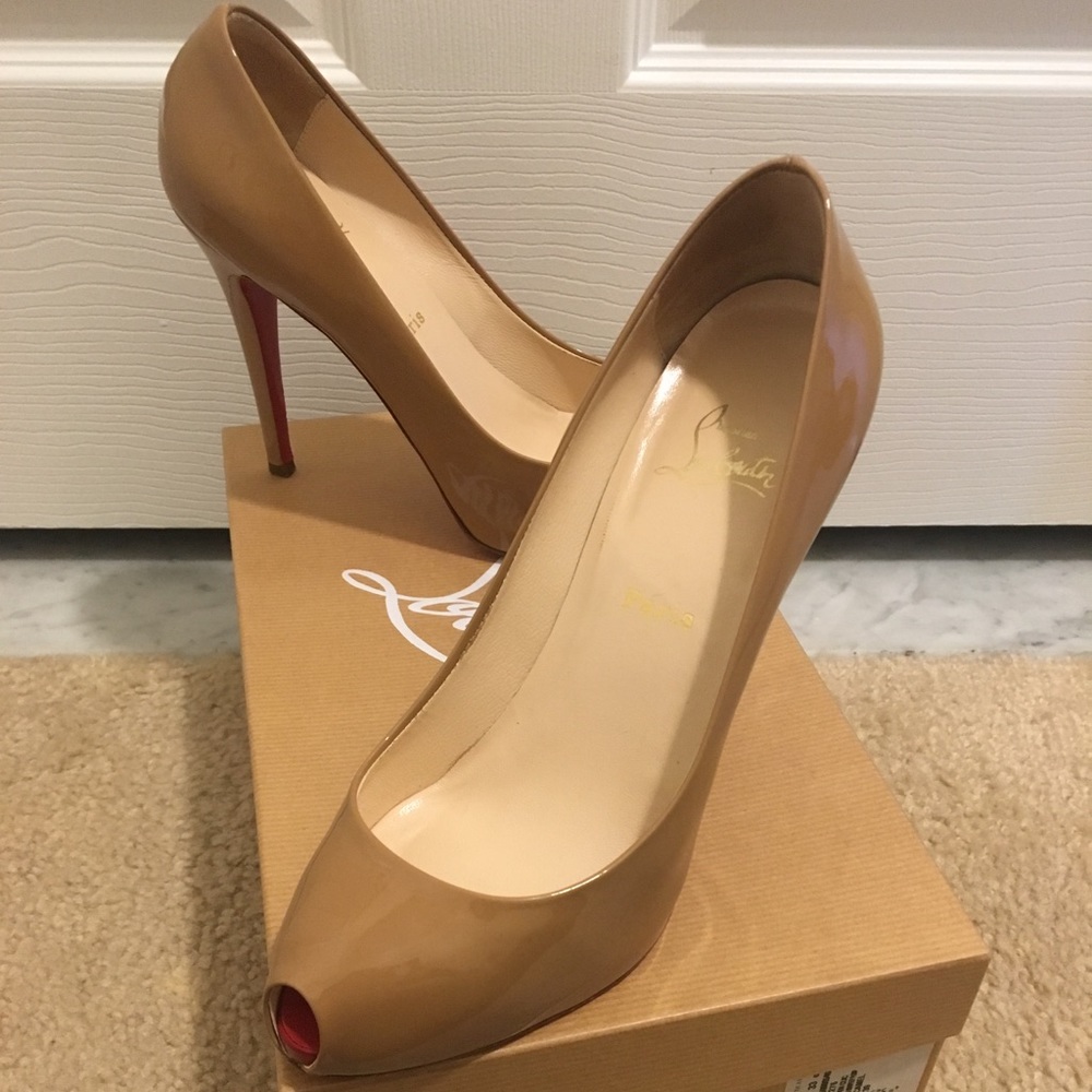 Christian Louboutin Peep Toe Heels